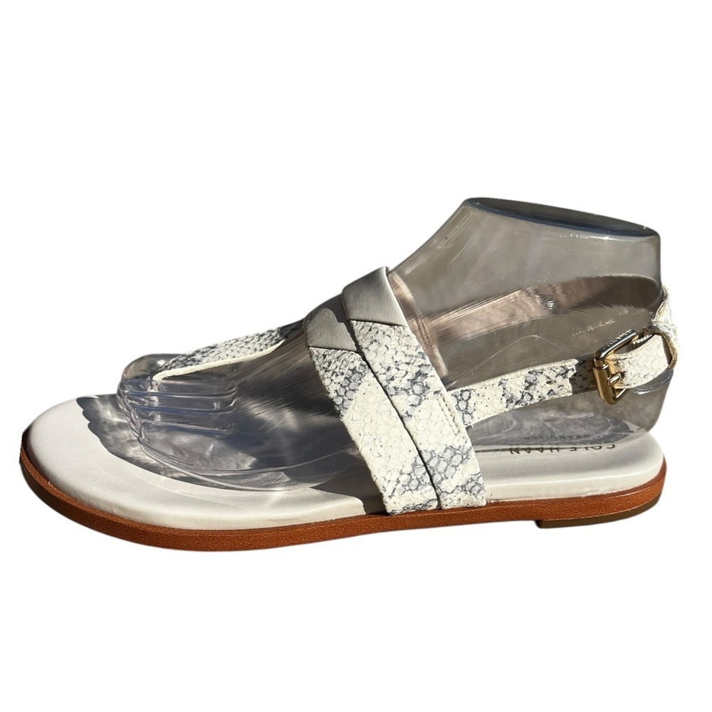 Cole Haan White and Tan Sandals BRAND NEW 7.5